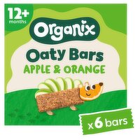 Organix Apple & Orange Soft Oaty Bar 12 Months 6 Pack (23 g)