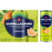 San Pellegrino Grapefruit Can 6 Pack (330 ml)