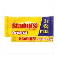 Starburst Fruit Chews 3 Pack (45 g)
