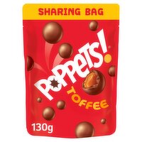 Poppets Chocolate Toffee Pouch (130 g)