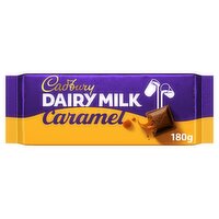 Cadbury Dairy Milk Caramel Milk Chocolate Family Bar (180 g)