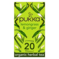 Pukka Organic Lemongrass & Ginger Tea 20 Pack (20 g)