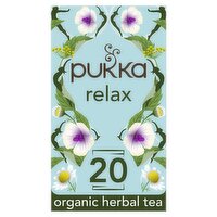 Pukka Organic Relax 20 Herbal Tea Sachets (40 g)