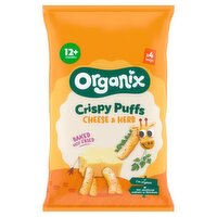 Organix Cheese & Herb Puffs 10+ Months 4 Pack (60 g)