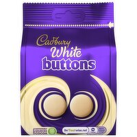 Cadbury Giant White Chocolate Buttons Bag (110 g)