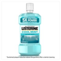 Listerine Cool Mint Milder Taste Mouthwash (500 ml)