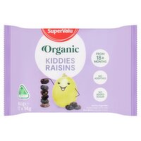 SuperValu Kiddies Organic Raisins 18+ Months 12 Mini Packs (168 g)