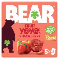 Bear Strawberry Yoyo Pure Fruit Rolls 5 Pack (100 g)