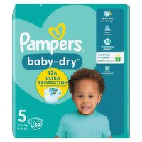 Pampers Baby-Dry Nappies Size 5 (39 Piece)