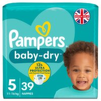 Pampers Baby-Dry Nappies Size 5 (39 Piece)