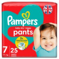 Pampers Baby Dry Nappy Pants Size 7 (25 Piece)