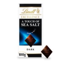 Lindt Excellence Sea Salt Dark Chocolate Bar  (100 g)