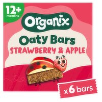 Organix Strawberry & Apple Soft Oaty Bar 12 Months 6 Pack (23 g)