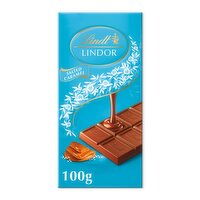 Lindt Lindor Salted Caramel Chocolate Bar (100 g)