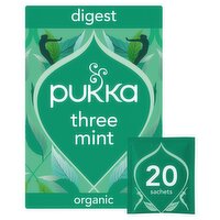 Pukka Organic Tea Three Mint 20 Bags (32 g)