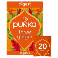 Pukka Organic Tea Three Ginger 20 Bags (36 g)