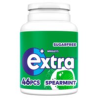 Wrigley's Extra Spearmint Chewing Gum Bottle 46 Pieces (64 g)