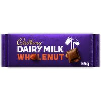Cadbury Dairy Milk Wholenut Chocolate Bar (55 g)