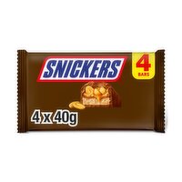 Snickers Chocolate Bar 4 Pack (40 g)