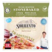 Pizza Sorrento Handcrafted Stonebaked Pizza Base 2 Pack (360 g)