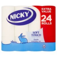 Nicky Soft Touch Toilet Tissue (24 Roll)