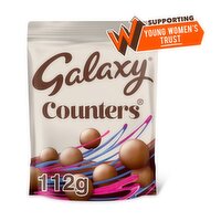 Galaxy Counters Milk Chocolate Pouch (112 g)