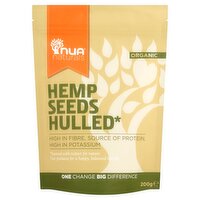 Nua Naturals Organic Hemp Seeds Hulled (200 g)