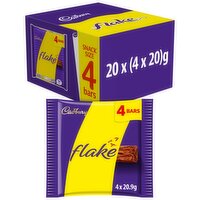 Cadbury Flake Milk Chocolate Bars 4 Pack (20 g)