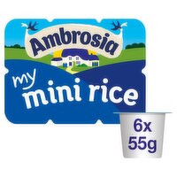 Ambrosia Mini Rice Pots 6 Pack (330 g)