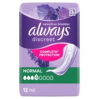 Always Discreet Incontinence Pads Normal (12 Piece)