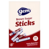 Gem Brown Sugar Sachets (40 Piece)