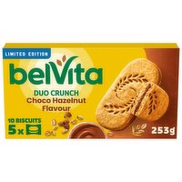 Belvita Duo Crunch Choco Hazelnut Biscuit 5 Pack (50.6 g)