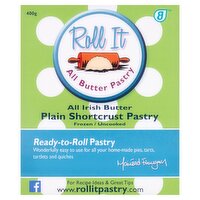 Roll It Pastry Plain Shortcrust Pastry  (400 g)