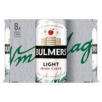 Bulmers Light Cider Can 8 Pack (500 ml)