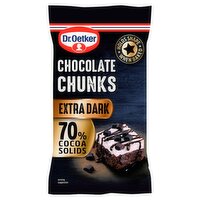 Dr. Oetker Extra Dark Chocolate Chunks  (100 g)