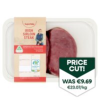 SuperValu Fresh Irish Sirloin Steak 2 Pack (420 g)