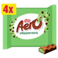 Nestle Aero Delightful Peppermint Chocolate Bar 4 Pack (27 g)