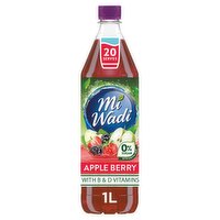 Miwadi Zero Apple/Berry Squash (1 L)