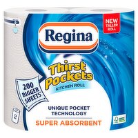 Regina Thirst Pockets Kitchen Towel (2 Roll)