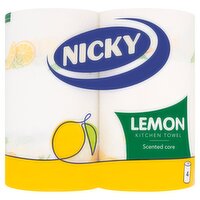 Nicky Lemon Kitchen Towel 4 (4 Roll)