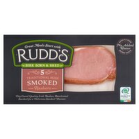Rudd's 5 Traditional Irish Smoked Rashers (180 g)