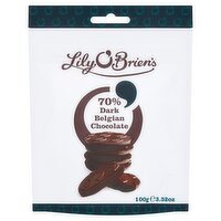 Lily O'Brien's 70% Dark Belgian Chocolate Bag (100 g)