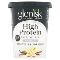 Glenisk High Protein Lactose Free Vanilla Yogurt (450 g)