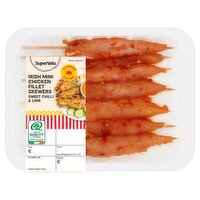SuperValu Fresh Irish Sweet Chilli & Lime Mini Chicken Fillet Skewers (300 g)