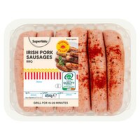 SuperValu Fresh Irish Barbeque Pork Sausage 6 Pack (454 g)