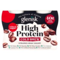 Glenisk High Protein Cold Brew Strained Irish Yogurt 4 Pack (105 g)