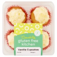 Clonakilty Gluten Free Kitchen Vanilla Cupcakes (240 g)