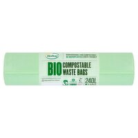 BioBag Compostable Liners Wheelie Bin 240L (3 Piece)