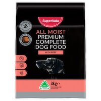 SuperValu Complete Twice as Moist with Beef Dog Food (3 kg)