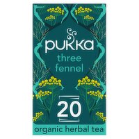 Pukka Organic Three Fennal Herbal Tea (36 g)